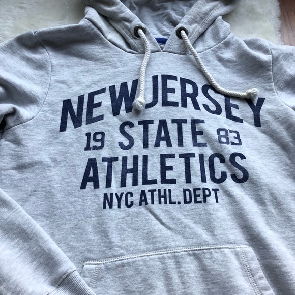 ASOS Brave Soul Grey fleece lined hoodie w/pocket - Picture 2 of 7